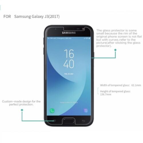 Samsung Galaxy J3 2017 (j330)- Προστατευτικό τζάμι οθόνης – 9H tempered glass-OEM 2