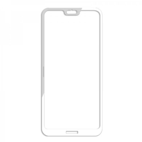 Huawei P20 PRO- Full 3D Tempered Glass - White - oem 1