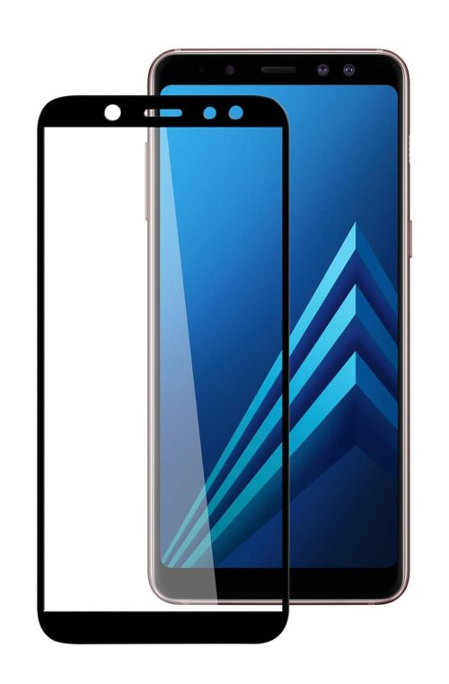 Samsung A6 PLUS 2018 - Full 3D Tempered Glass - Black