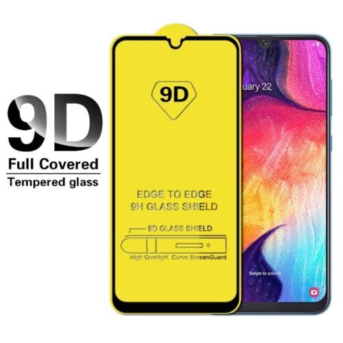 9D Full Cover Tempered Glass - Black- (Galaxy Α50/A30) 1