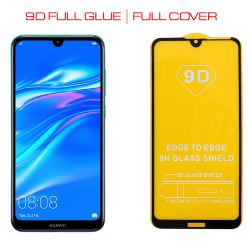9D Full Glue Full Face Tempered Glass Black (Huawei Y7 2019/Huawei Y7 Pro 2019)