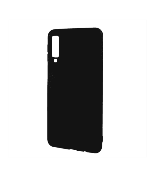 Back Cover Σιλικόνης Μαύρο (Galaxy A7 2018) 1
