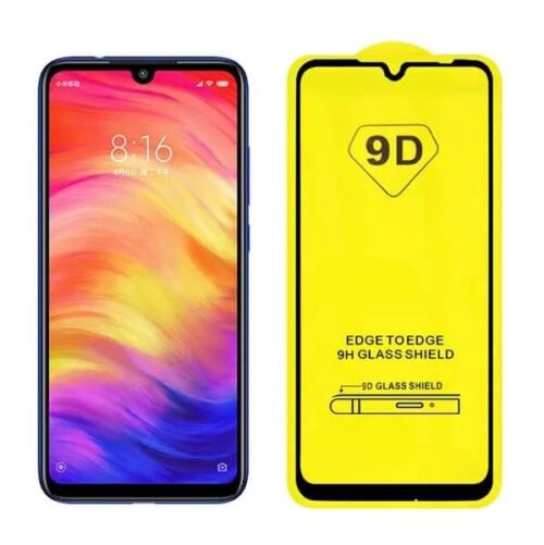 9D Full Face Tempered Glass Black (Redmi Note 8T)