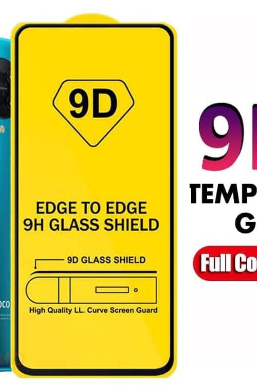 9D Full Glue Tempered Glass Black (Galaxy A31)