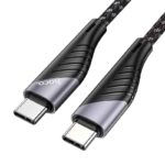 Hoco U95 Freeway Braided USB 2.0 Cable USB-C male - USB-C male Μαύρο 1.5m