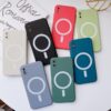 OEM Θήκη TPU Soft Touch MagSafe Για iPhone XS Max - Πράσινο 1