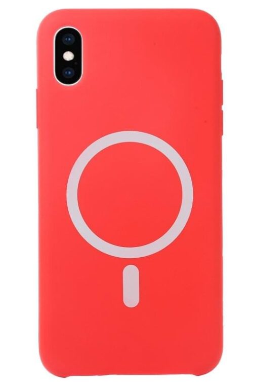 OEM Θήκη TPU Soft Touch MagSafe Για Iphone XR - Κόκκινο