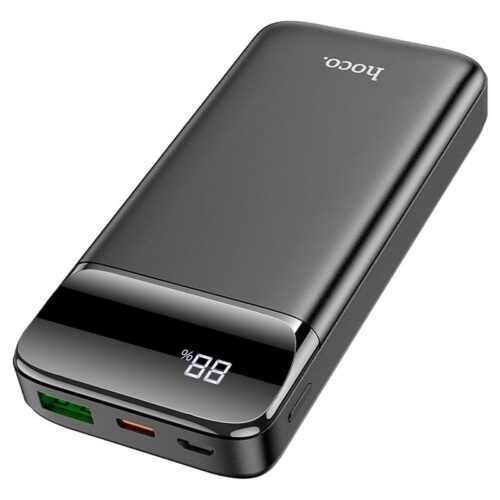 Hoco J89 Power Bank 10000mAh με Θύρα USB-A και Θύρα USB-C Power Delivery / Quick Charge 3.0 Μαύρο 3
