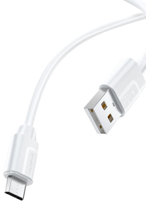 BOROFONE BX55 Harmony USB to Micro-USB charging data cable, 1m, current up to 2.4A
