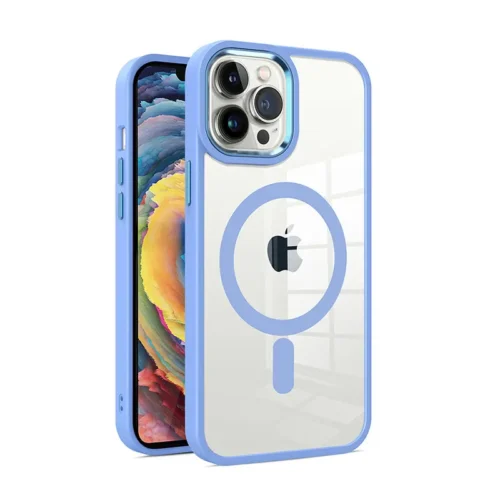 OEM iPhone 11 Pro Max MagSafe Case clear Ανοιχτο μωβ 8