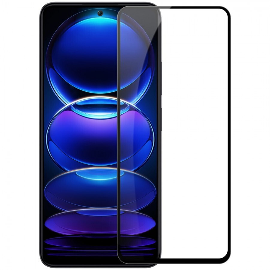 Full Glue Full Face Tempered Glass Μαύρο (Redmi Note 12 Pro 5G
