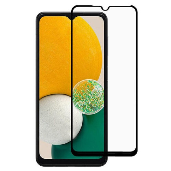 Τζαμάκι Προστασίας / Tempered Glass Full Glue για Samsung Galaxy A14 Μαύρο ΟΕΜ
