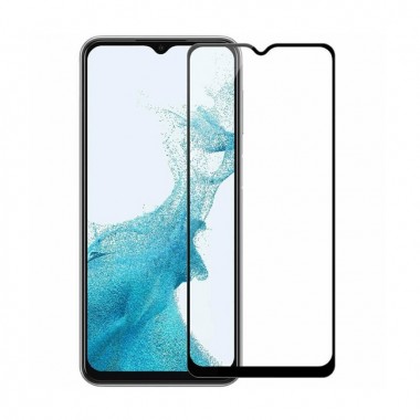 Full Cover Προστασία Οθόνης Tempered Glass 9H για Samsung Galaxy A23 4G / A23 5G - Μαύρο