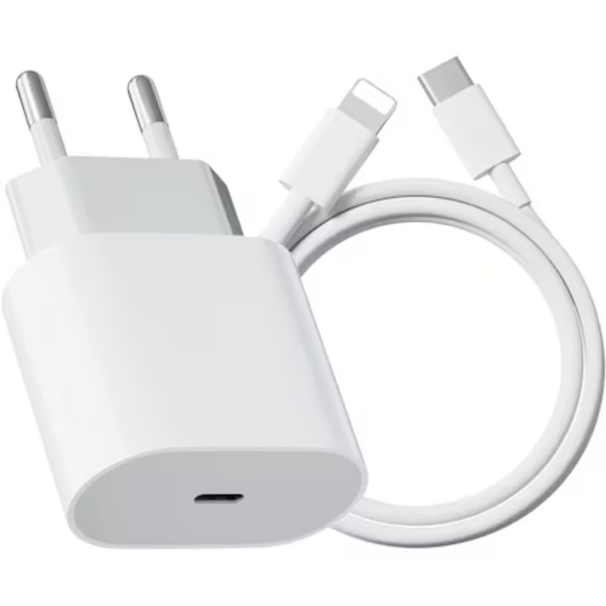 20W PD Γρήγορος Φορτιστής Με Καλώδιο Lightning  (Green Lyca)